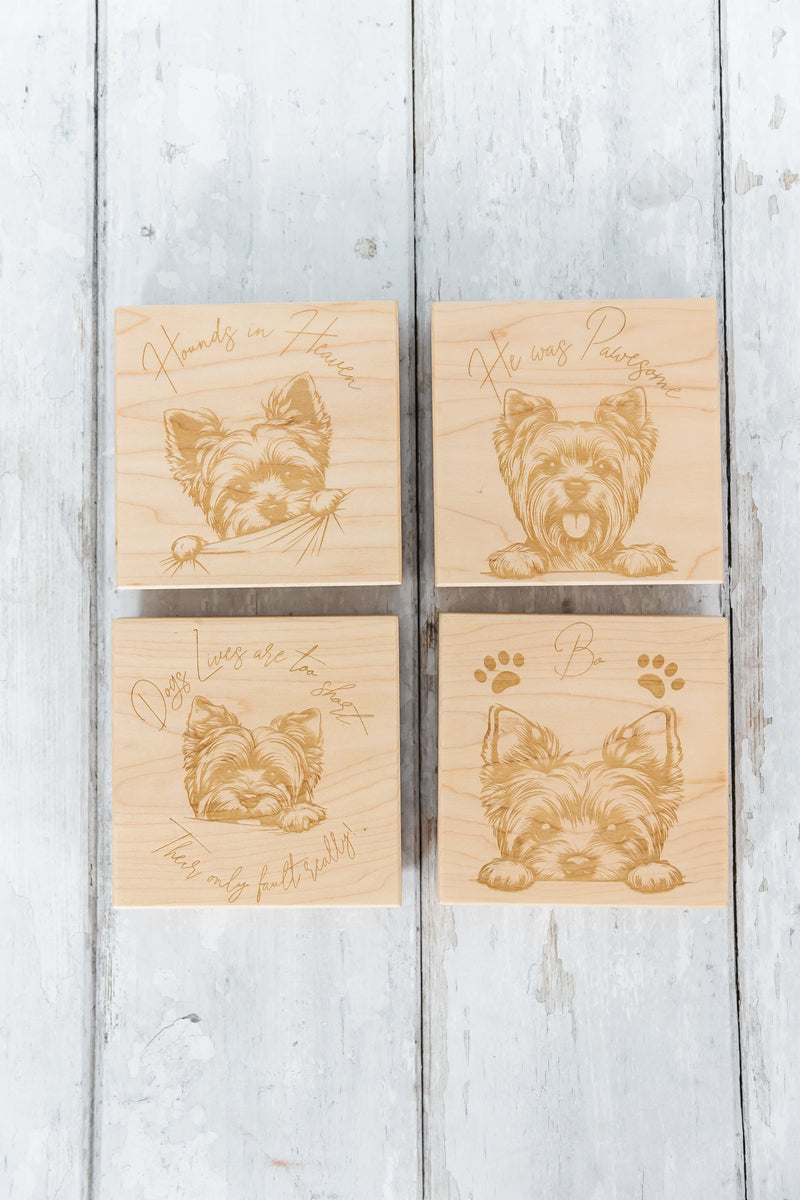 Handcrafted Personalized Coasters Beloved & Bespoke 