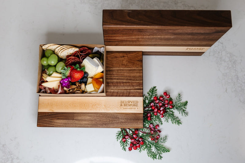 Handcrafted Walnut Charcuterie Board Beloved & Bespoke 